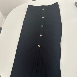 ASOS Black Maxi Pencil Skirt for Work